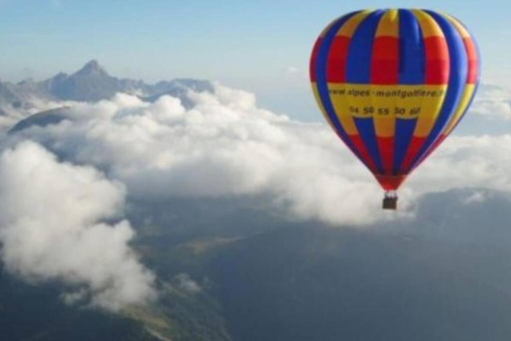 Super Appartement Cocooning Vu Mont Blanc Sallanches Bagian luar foto